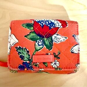 Vera Bradley Coral Floral Wallet